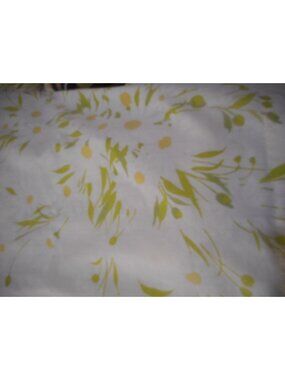 Vintage Morgan Jones Pequot Dainty Daisies double Size Sheet flat